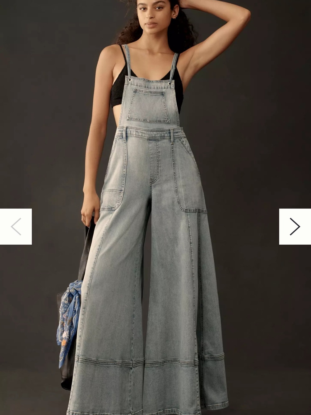 Anthropologie Pilcro The Carpenter Raver Wide-Leg Jumpsuit